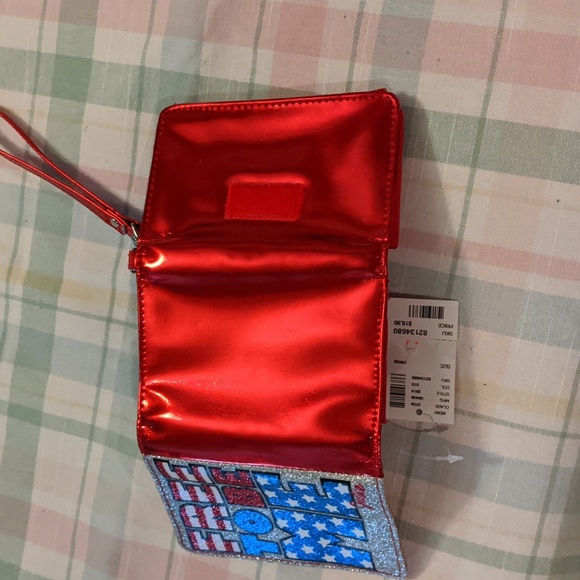 Red and Blue Star Wallet Justice Brand Vintage New With Tags - Picture 4 of 4